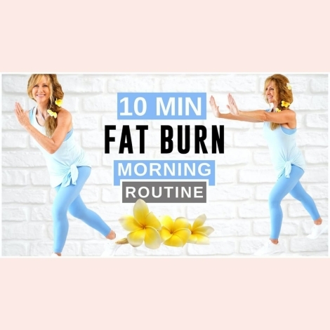 10 Minute Fat Burning Morning Routine | Low Impact Cardio!