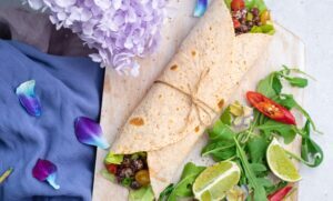 How to Make Mexican Black Beans Wrap