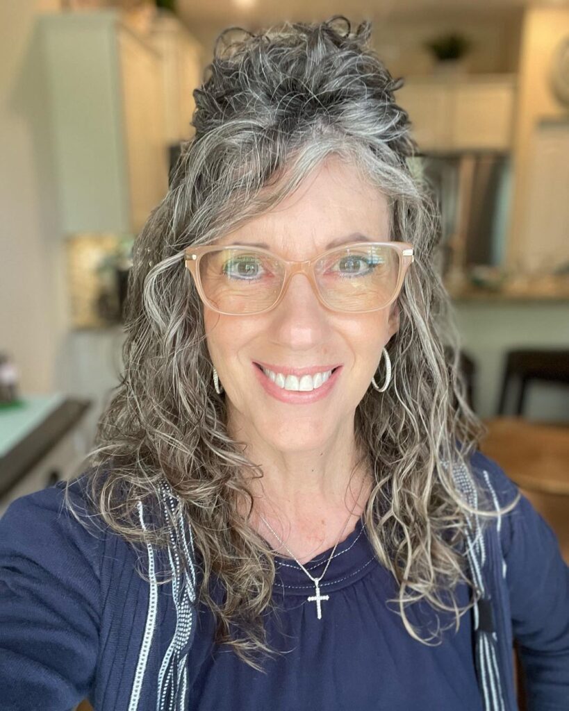 Long Grey Curls
30+ Youthful Hairstyles & Haircuts for Women Over 50