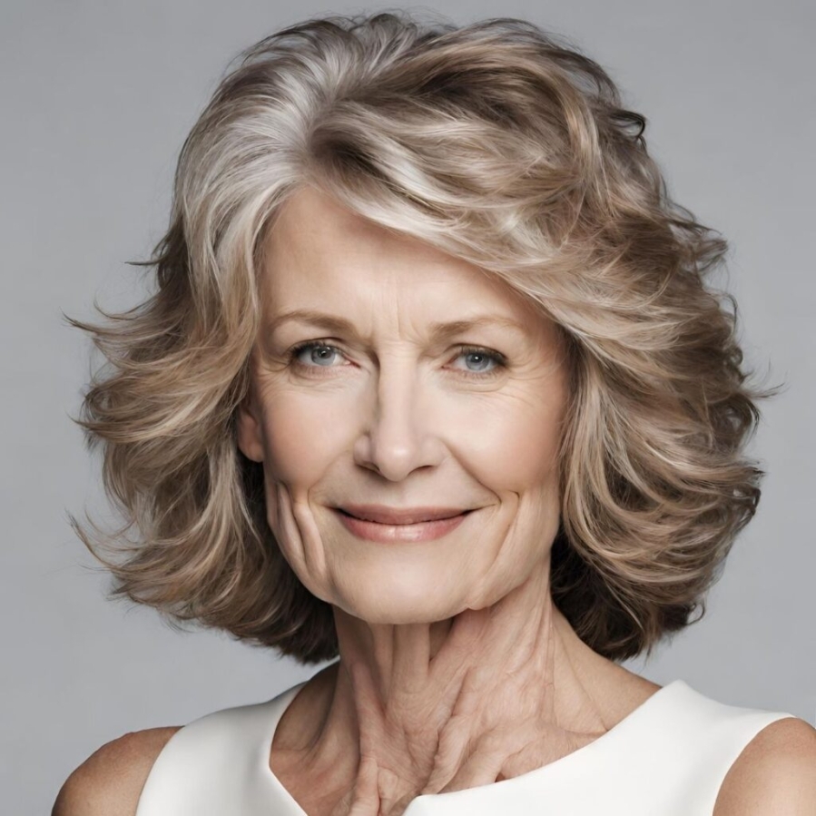 Hairstyles for Long Faces in Your 50s