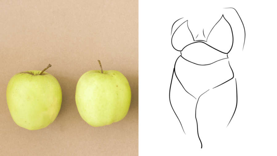apple body shape 