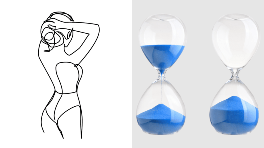 hourglass body shape 