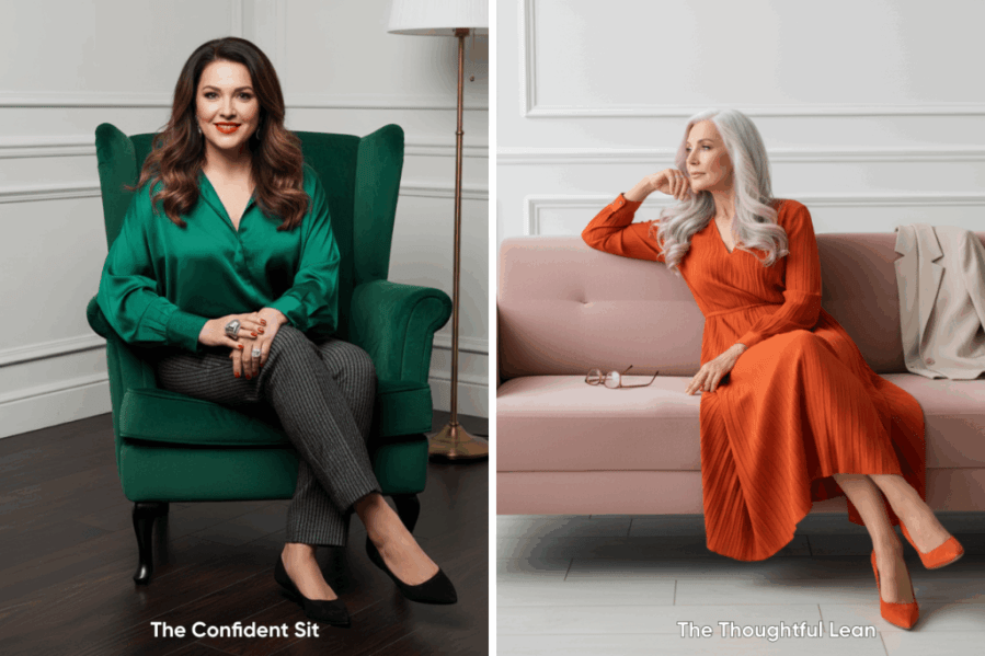 how to Pose for Photos After 50